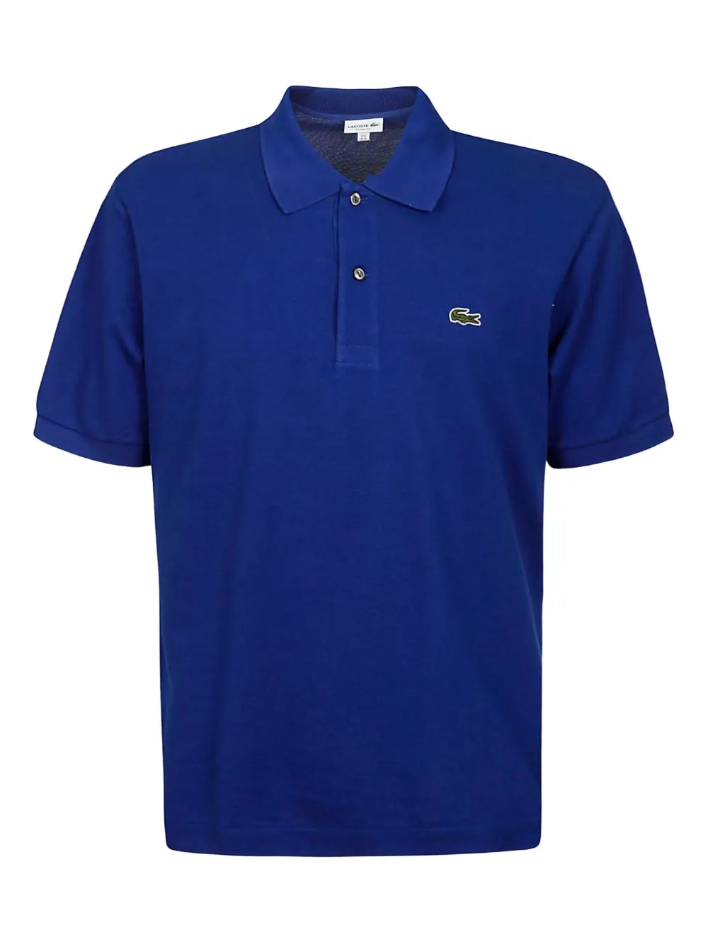 

Рубашка поло с вышитым логотипом Lacoste, синий