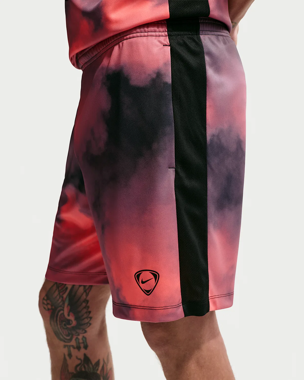 Мужские футбольные шорты Dri-FIT Nike Academy+, Hot Lava/Black/Black — фото 3