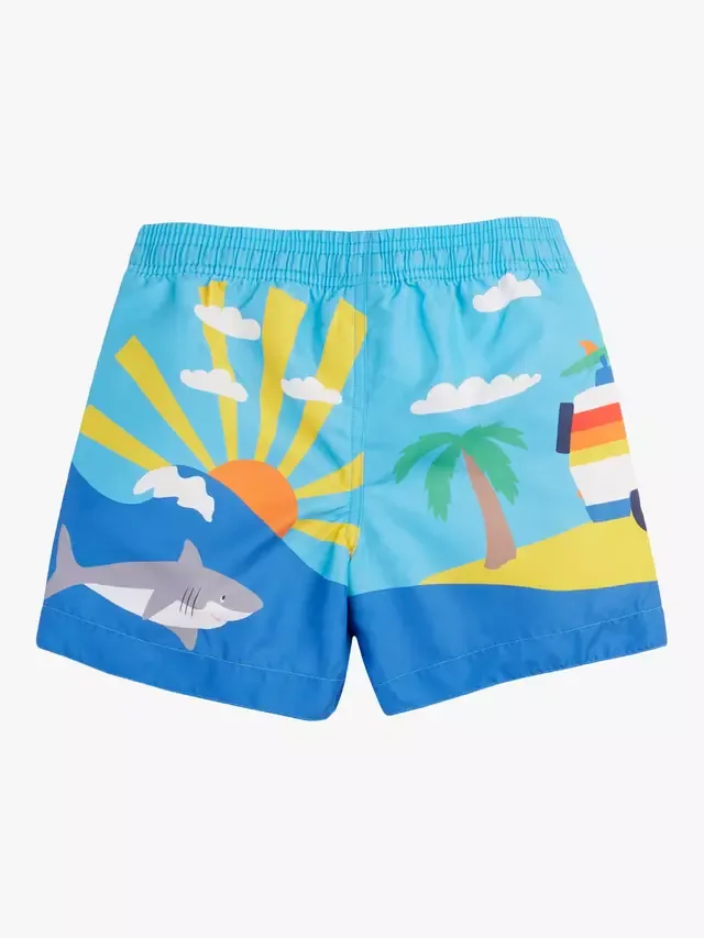 Детские пляжные шорты Polkerris, разноцветные Frugi — фото 2