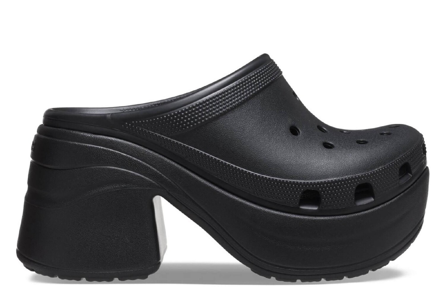 Сабо «Сирена» и сабо на каблуке Crocs, черный