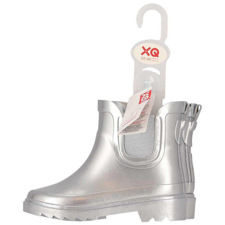 XQ FOOTWEAR Резиновые сапоги — детские — челси — унисекс — водонепроницаемые — 100% резина — фото 4
