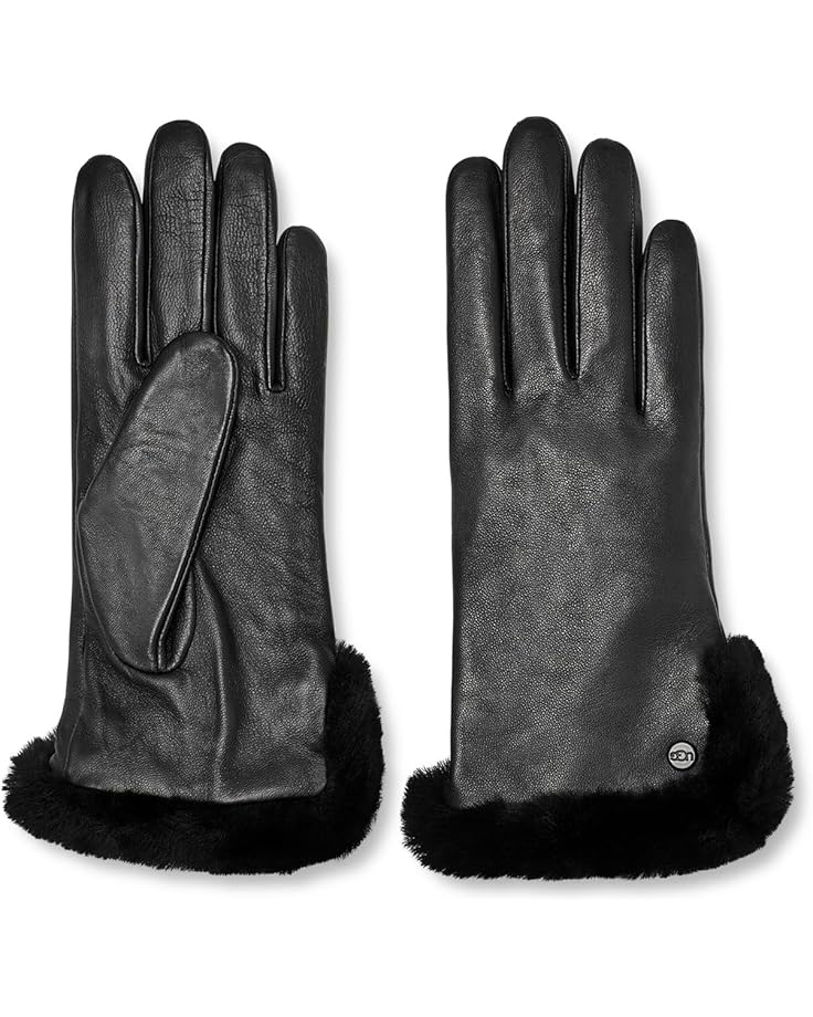 

Перчатки UGG Leather Sheepskin Vent Gloves with Conductive Tech Palm, черный