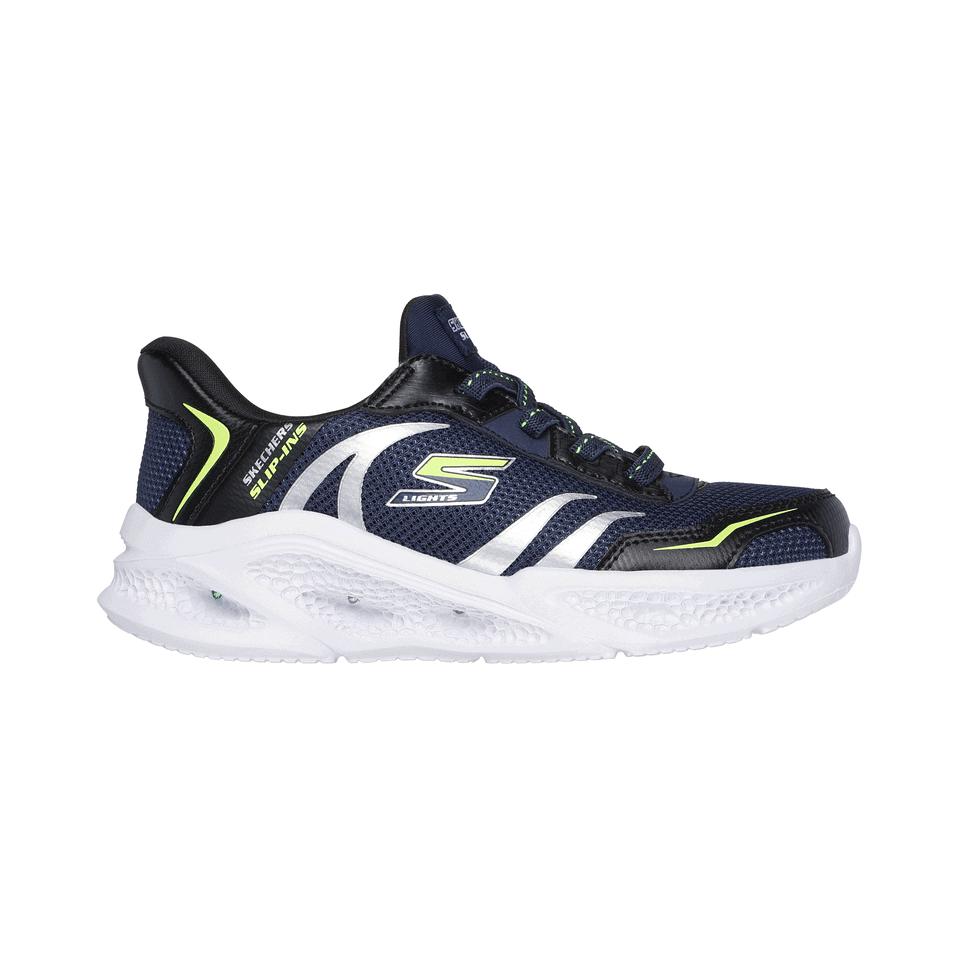 Skechers Низкие детские повседневные кроссовки blue black для детей 3-7 лет — фото 3