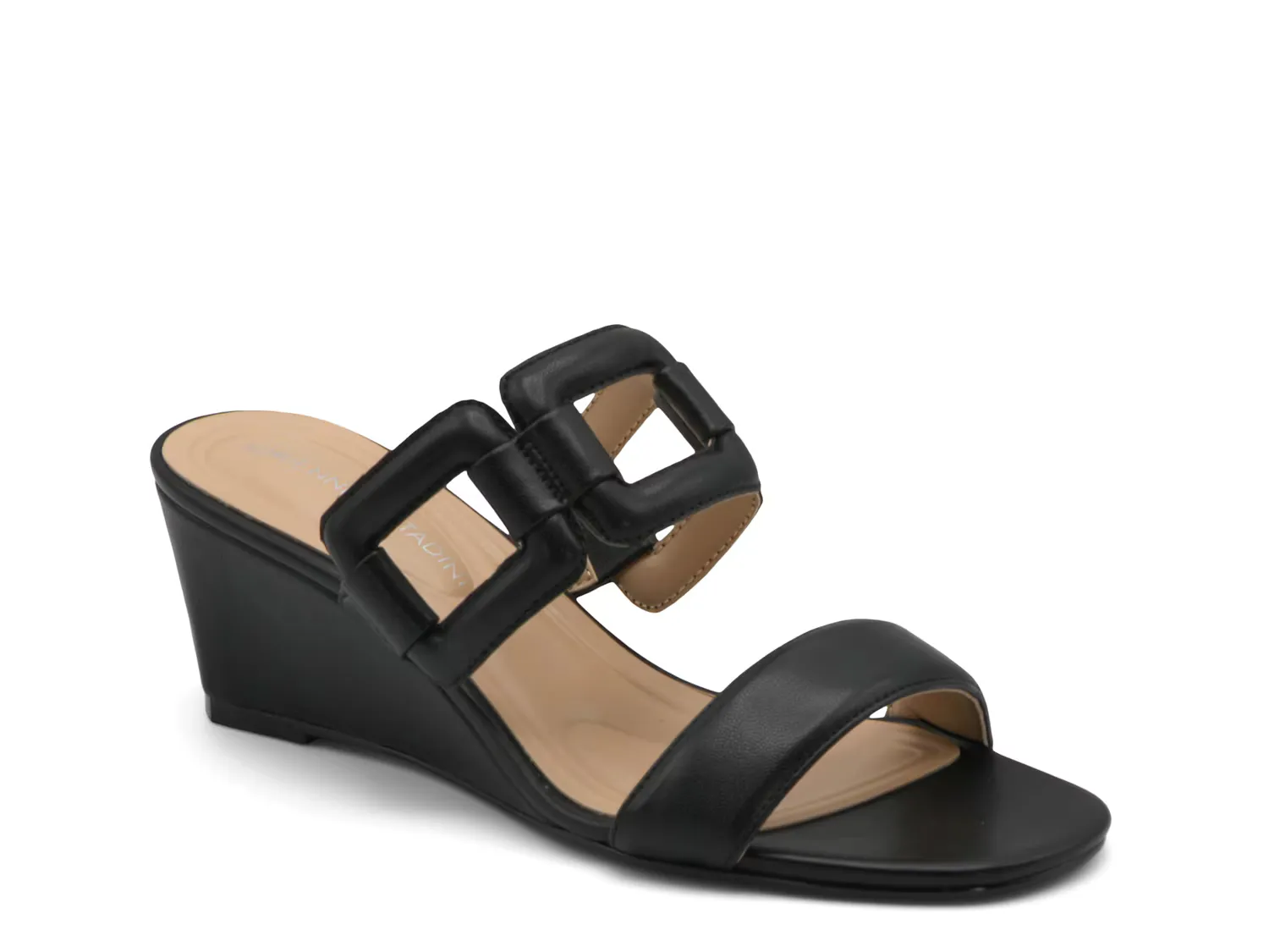 

Сандалии Ando Wedge Sandal Adrienne Vittadini, черный