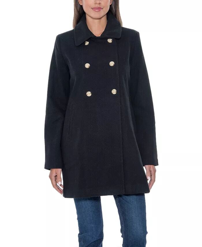 

Женское пальто Sebby Collection двубортное, черный