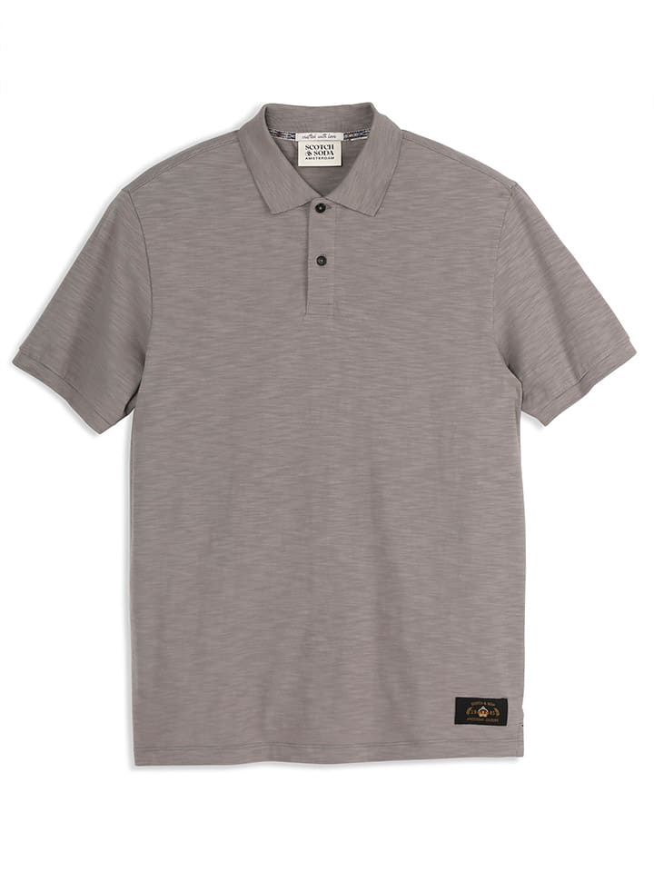 

Футболка поло Scotch & Soda, серый