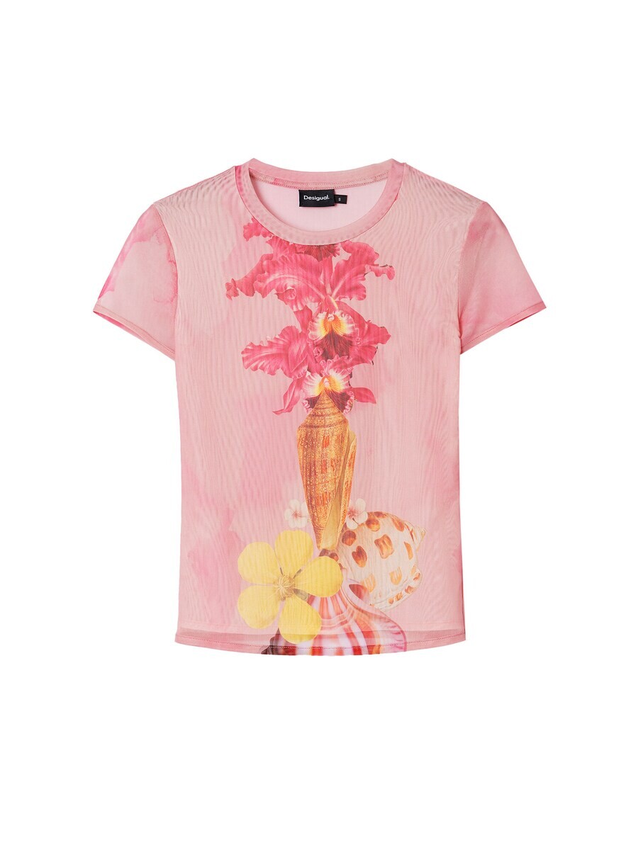 

Футболка Desigual Shirt, цвет pastel red