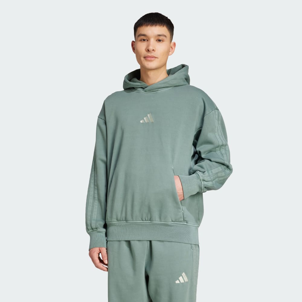 

Худи Adidas ALL SZN Fleece Washed Hoodie, цвет Aurora Ivy