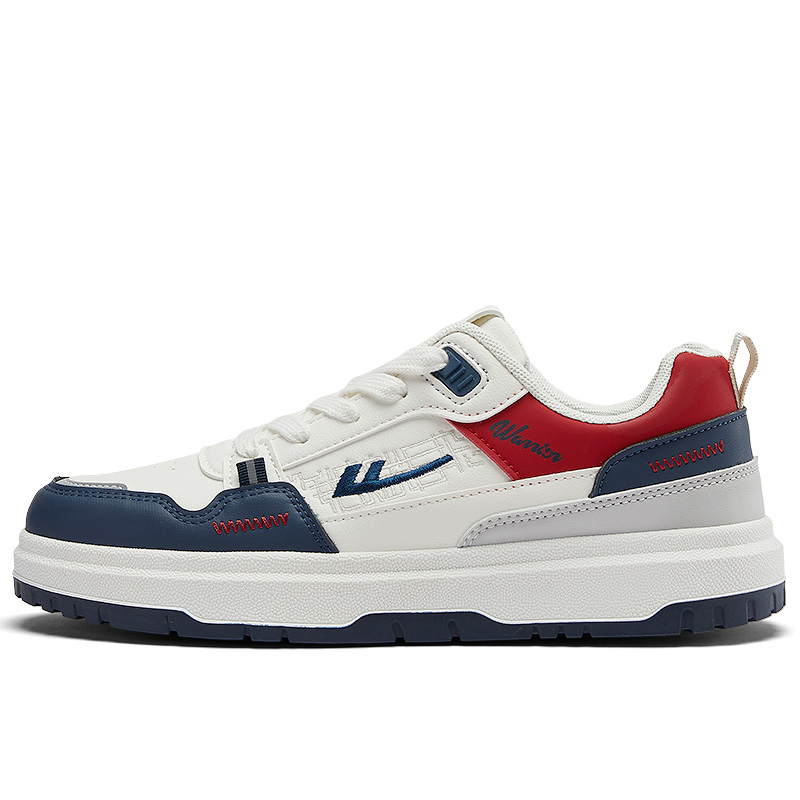 

Износостойкие и легкие низкие скейтбордские туфли для мужчин WARRIOR, темно-синий