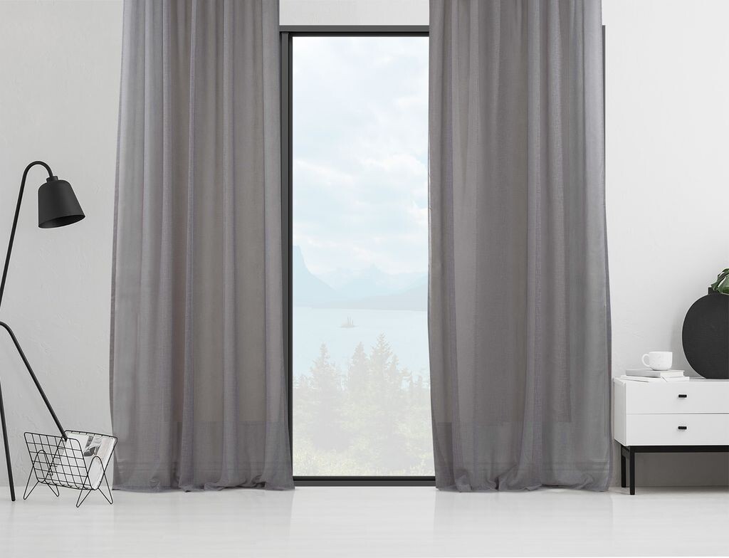 

Evilia Originals, AS-10305-508-2PC-280400, штора, серый, 280 x 400 см