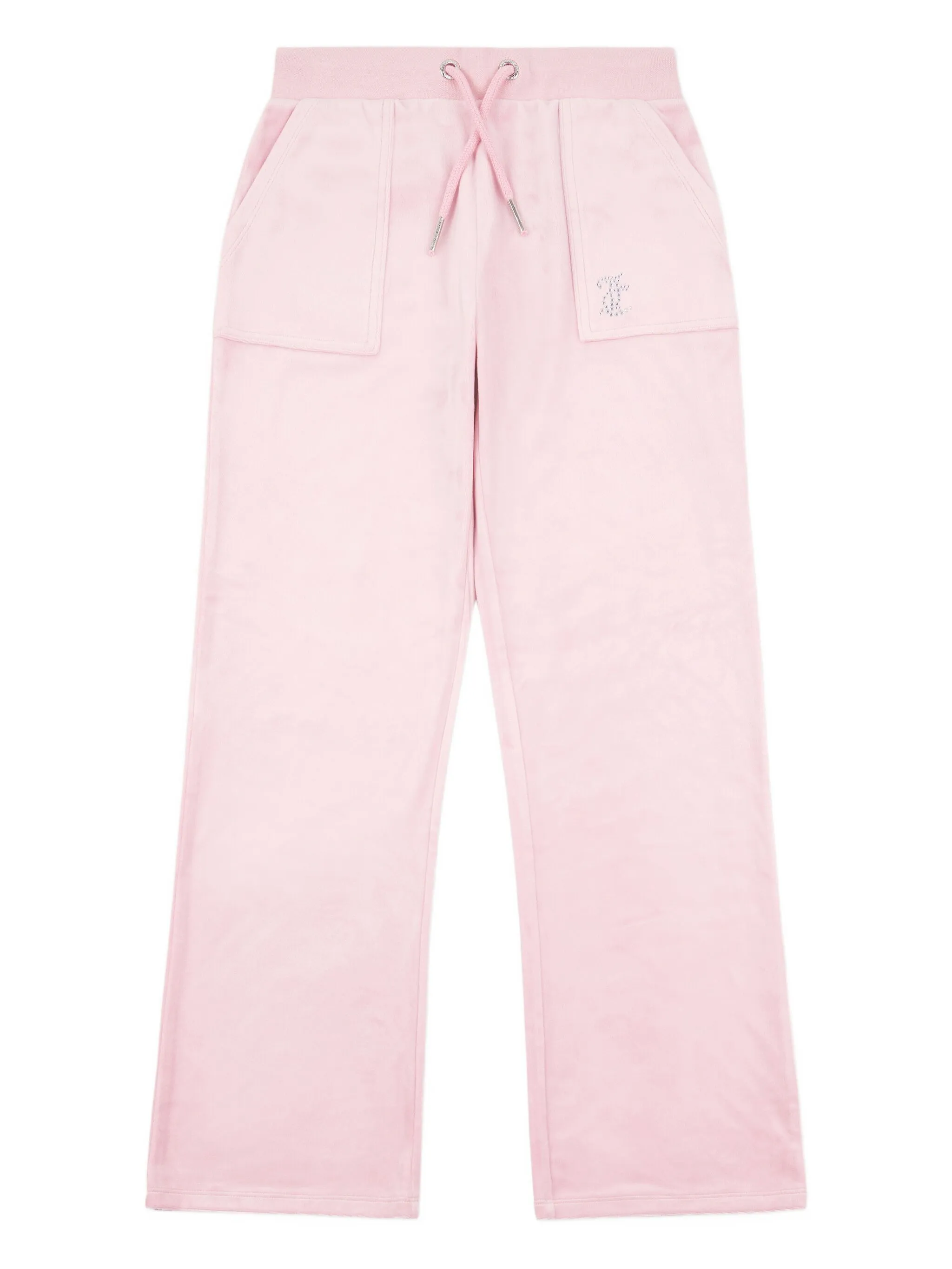 

Брюки со стразами Juicy Couture Kids, розовый
