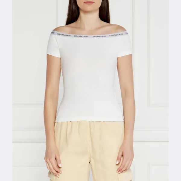 

Узкая блузка Calvin Klein, белый