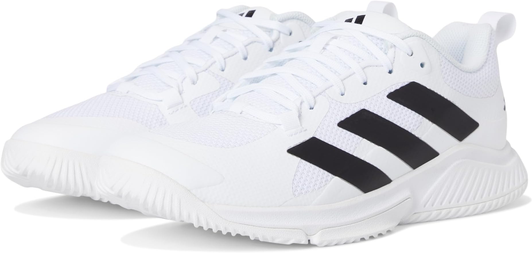 

Кроссовки adidas Men's Court Team Bounce 2.0 Volleyball Shoes, White/Black/White