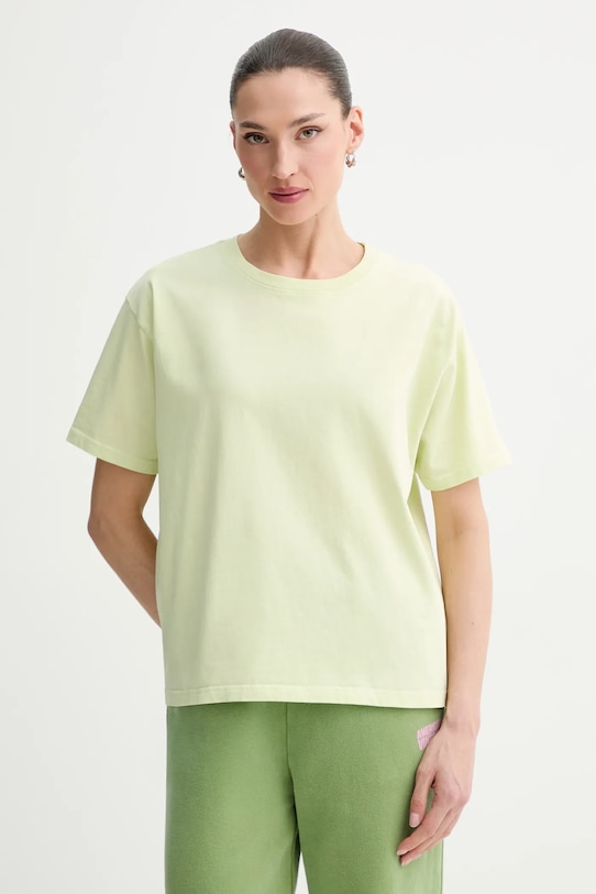 

Хлопковая футболка American Vintage, зеленый