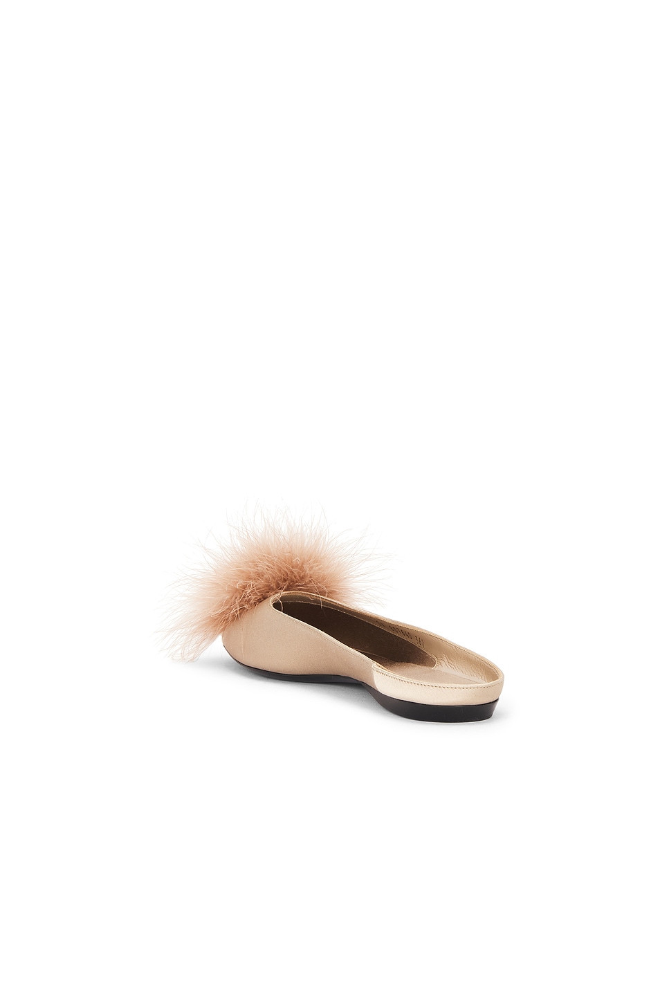 Мюли Lido на плоской подошве Saint Laurent, цвет Partridge Pink — фото 3