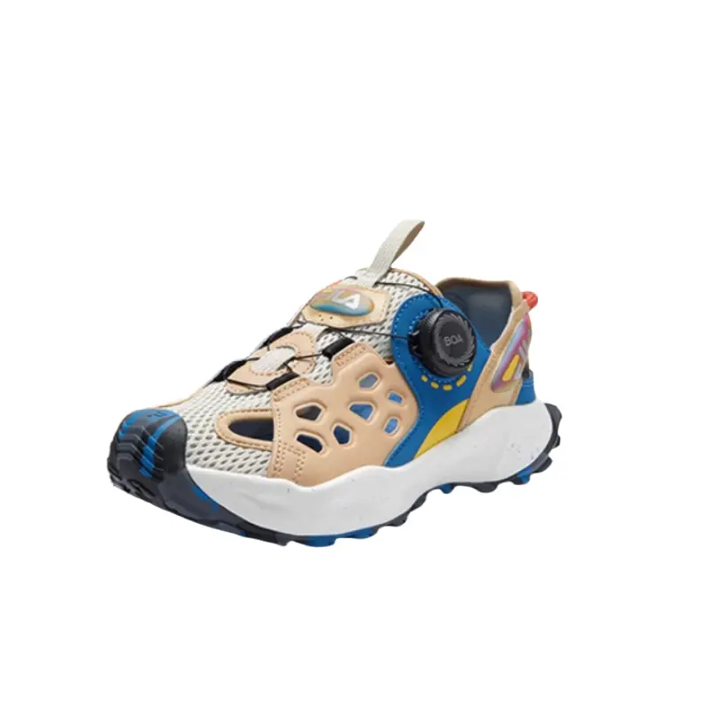 

FILA KIDS Детские сандалии BOA с противоскользящей амортизацией и низким голенищем, цвета шампанского, коричневого латте, подростковые