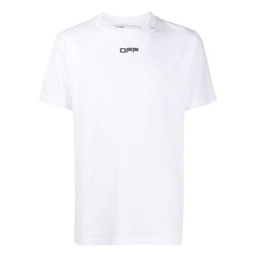 

Футболка back black white painting short sleeve white Off-White, белый