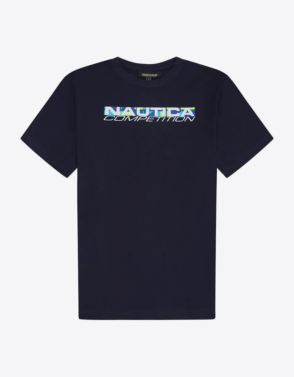 

Футболка мужская с круглым вырезом и короткими рукавами Nautica, тёмно-синий
