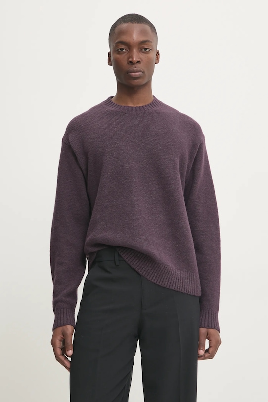 

Свитер Abercrombie & Fitch, фиолетовый