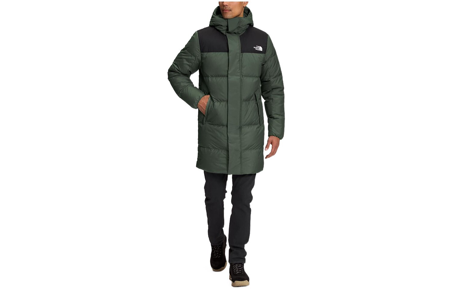 

Куртка мужская зеленая The North Face, зеленый
