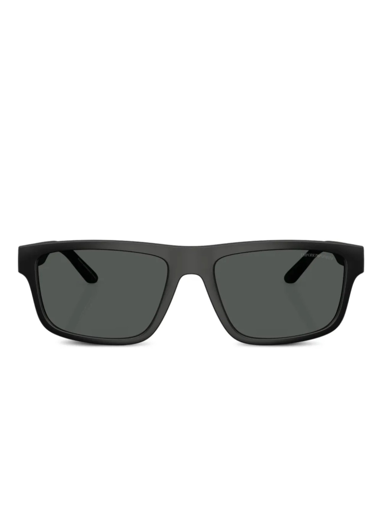 

Emporio Armani logo-print солнцезащитные очки, черный