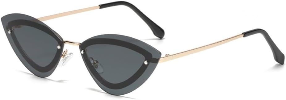 

Треугольные солнцезащитные очки для женщин и мужчин с градиентными линзами из поликарбоната, оправой из металлического сплава, защитой от УФ-излучения UV400 HCPIHF, C5