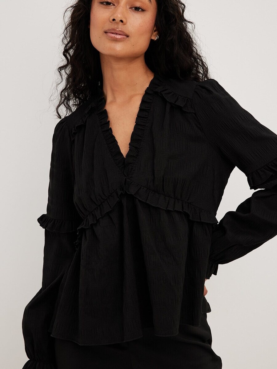 

Блузка NA-KD Blouse, черный