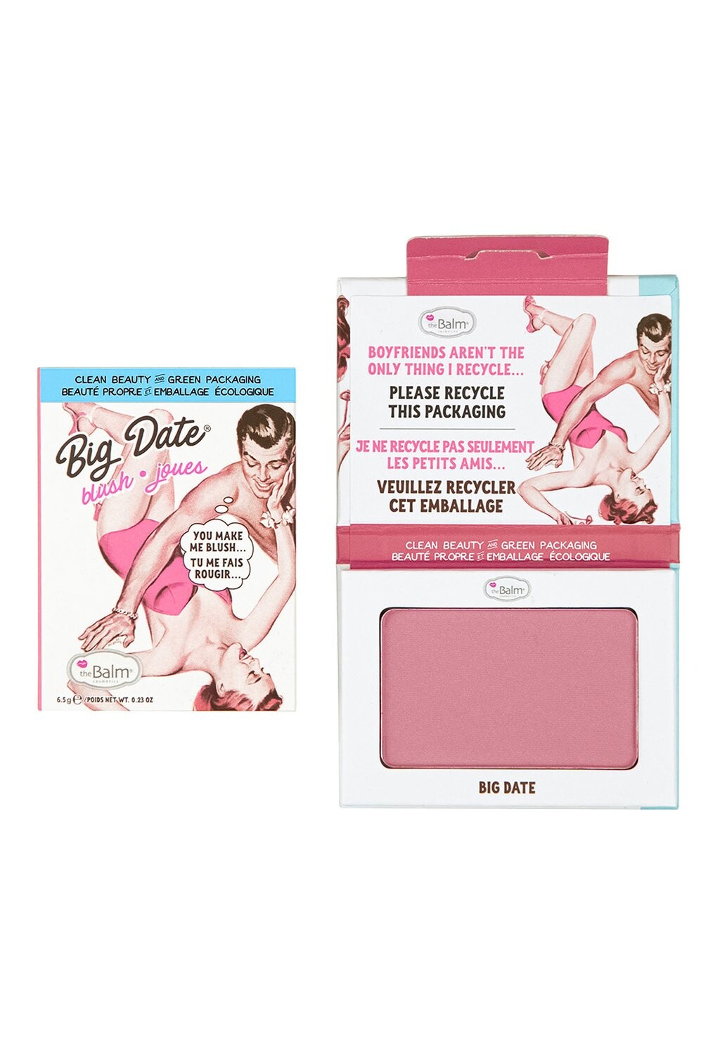 

Румяна BIG DATE BLUSH the Balm, цвет dusty rose