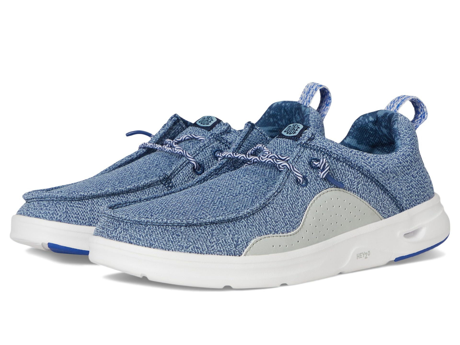

Кроссовки Hey Dude Kids Wally Hey 2O Mesh, цвет Sargasso Blue/Cloud Blue