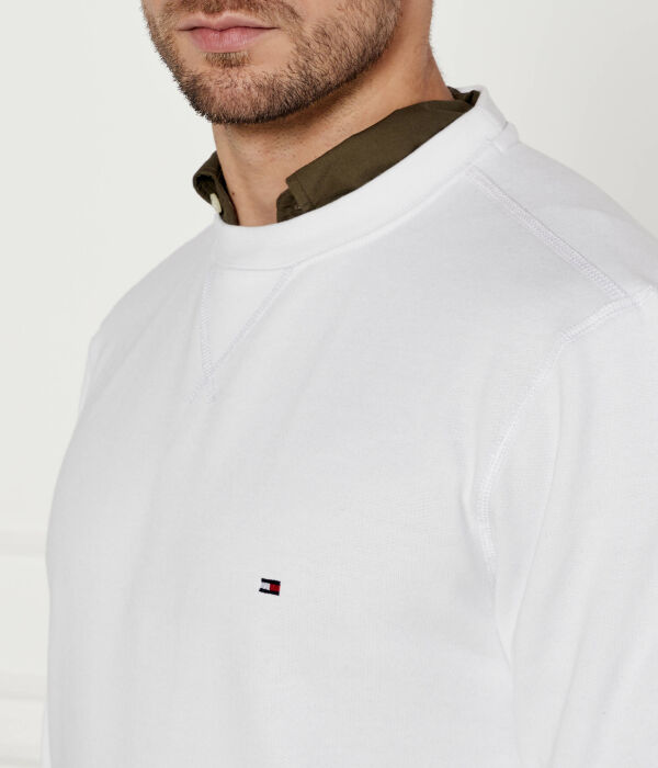 Толстовка классическая Tommy Hilfiger Regular Fit, белый — фото 4