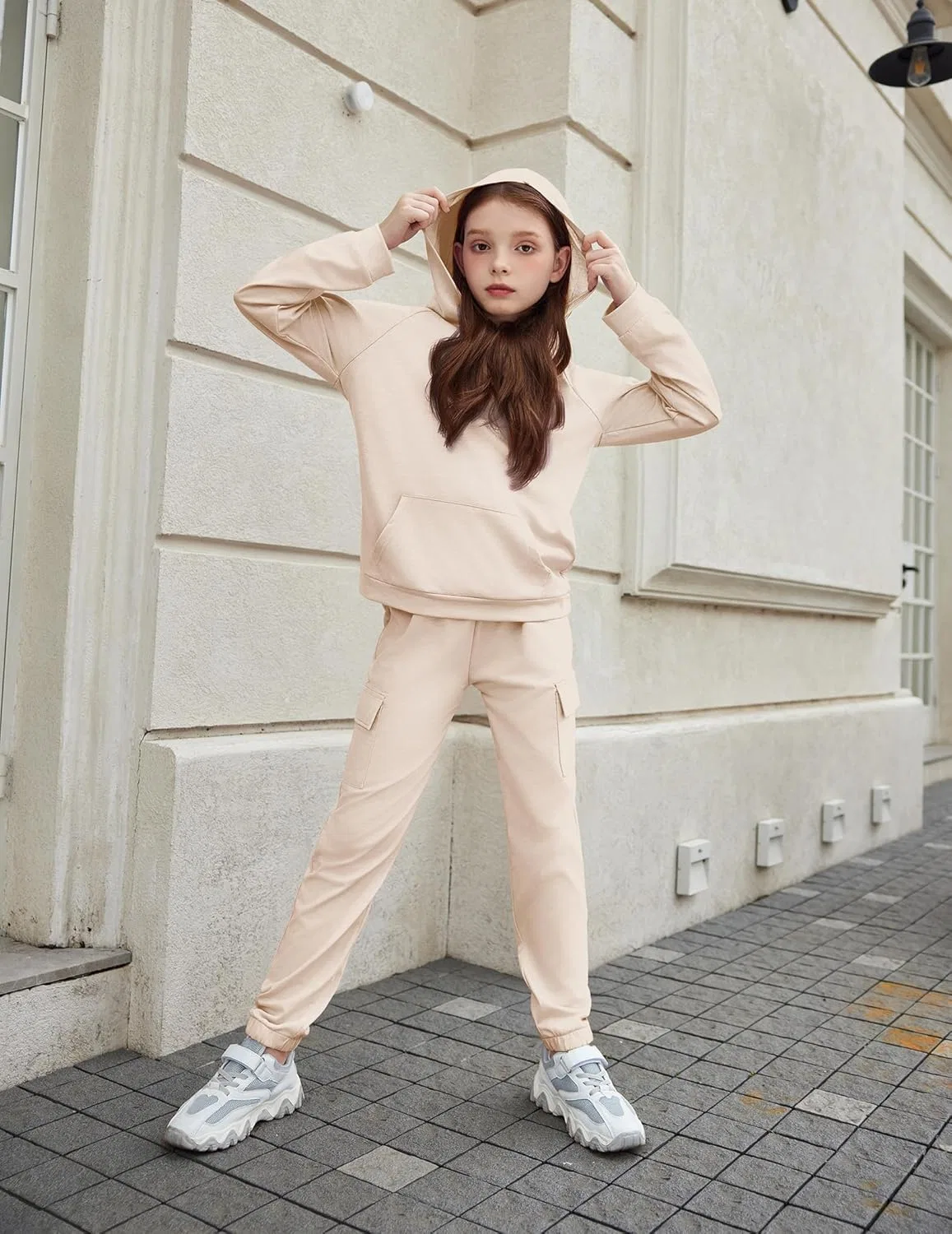 Спортивный костюм тай-дай, Arshiner, 2 предмета, Light Brown — фото 3