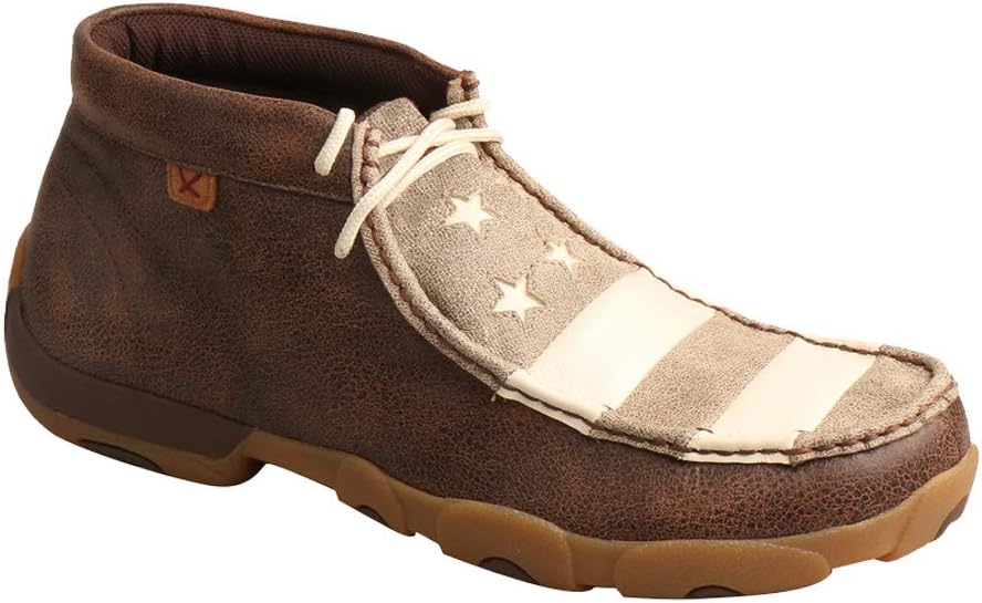 

Мокасины для вождения TWISTED X для мужчин, коричневый/кремовый