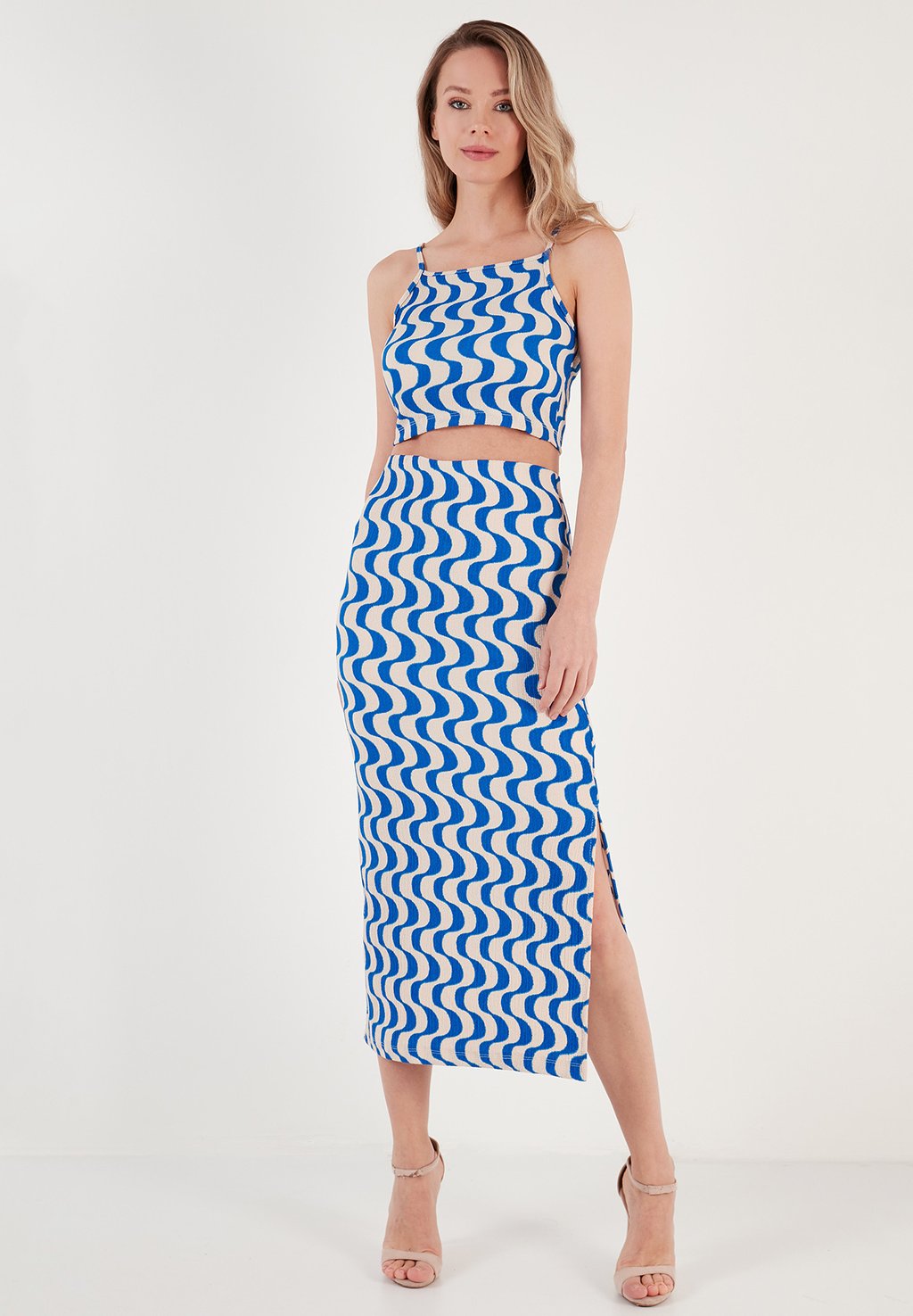 

Топ SLIM FIT SET LELA, цвет Royal Blue White