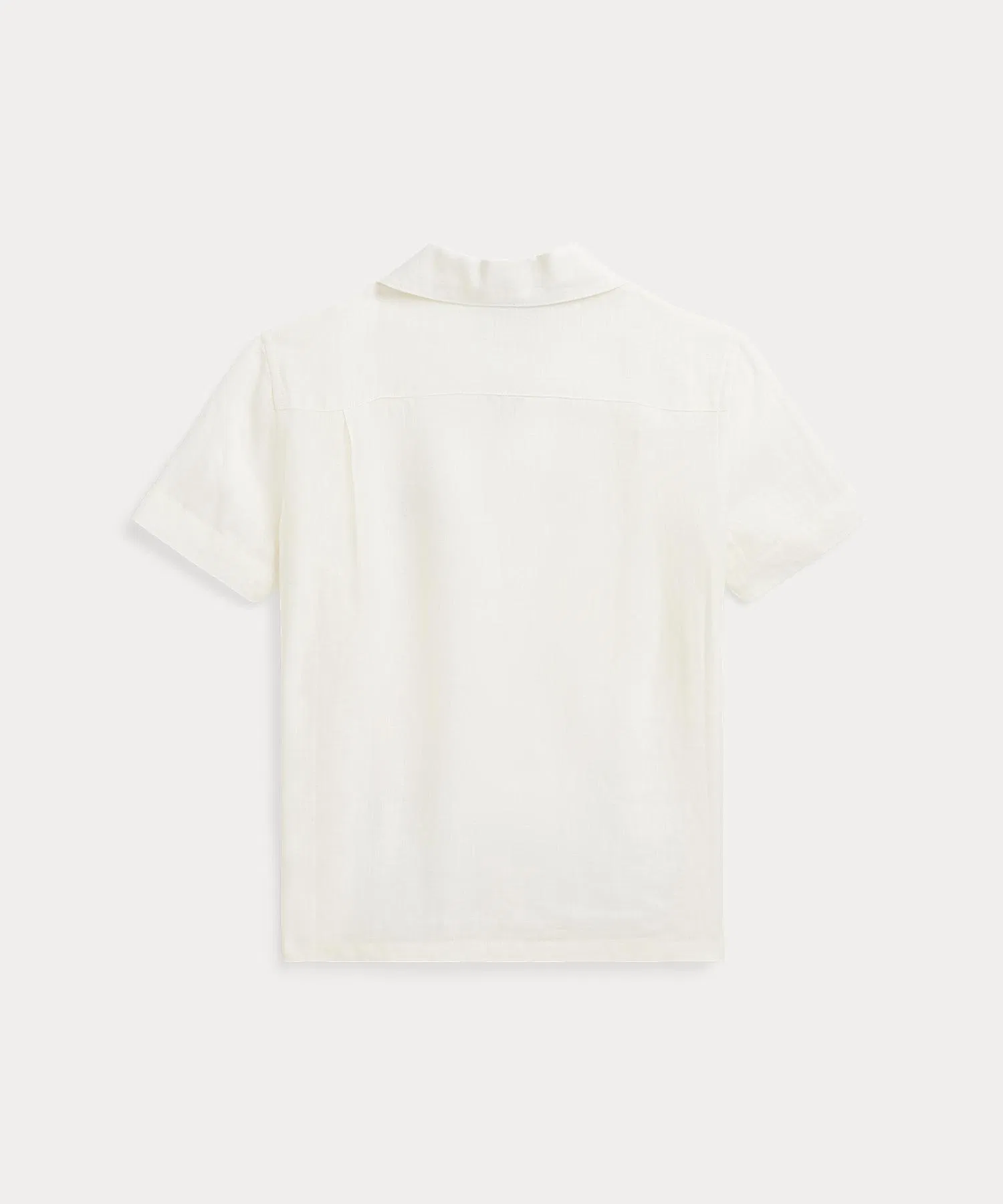 Детская рубашка POLO RALPH LAUREN CHILDRENSWEAR Linen Camp Shirt — фото 2