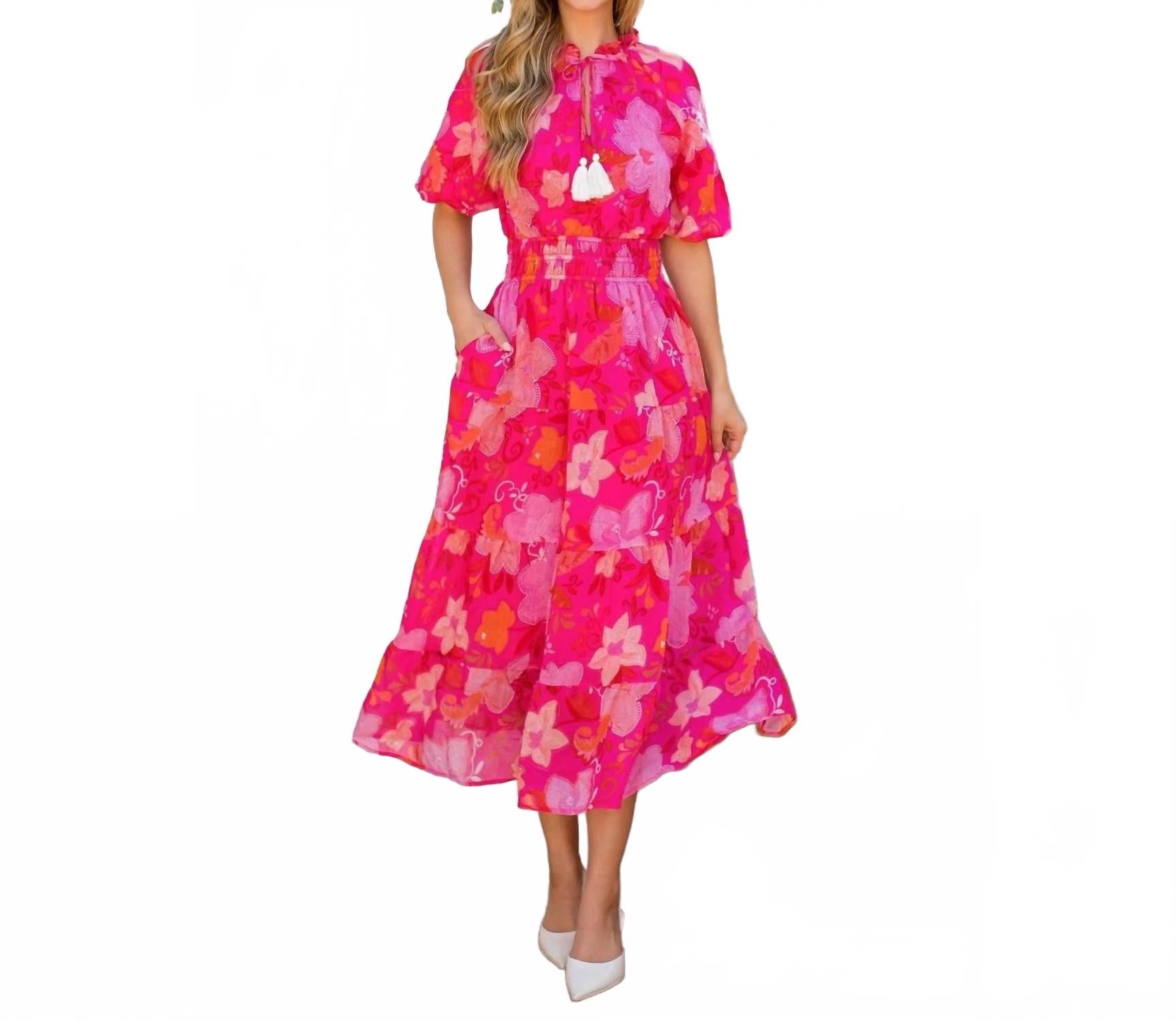 

Платье Клара в розовом THML