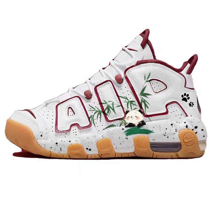 

Баскетбольные кроссовки Air More Uptempo Mid-Top для детей и подростков Nike, белый