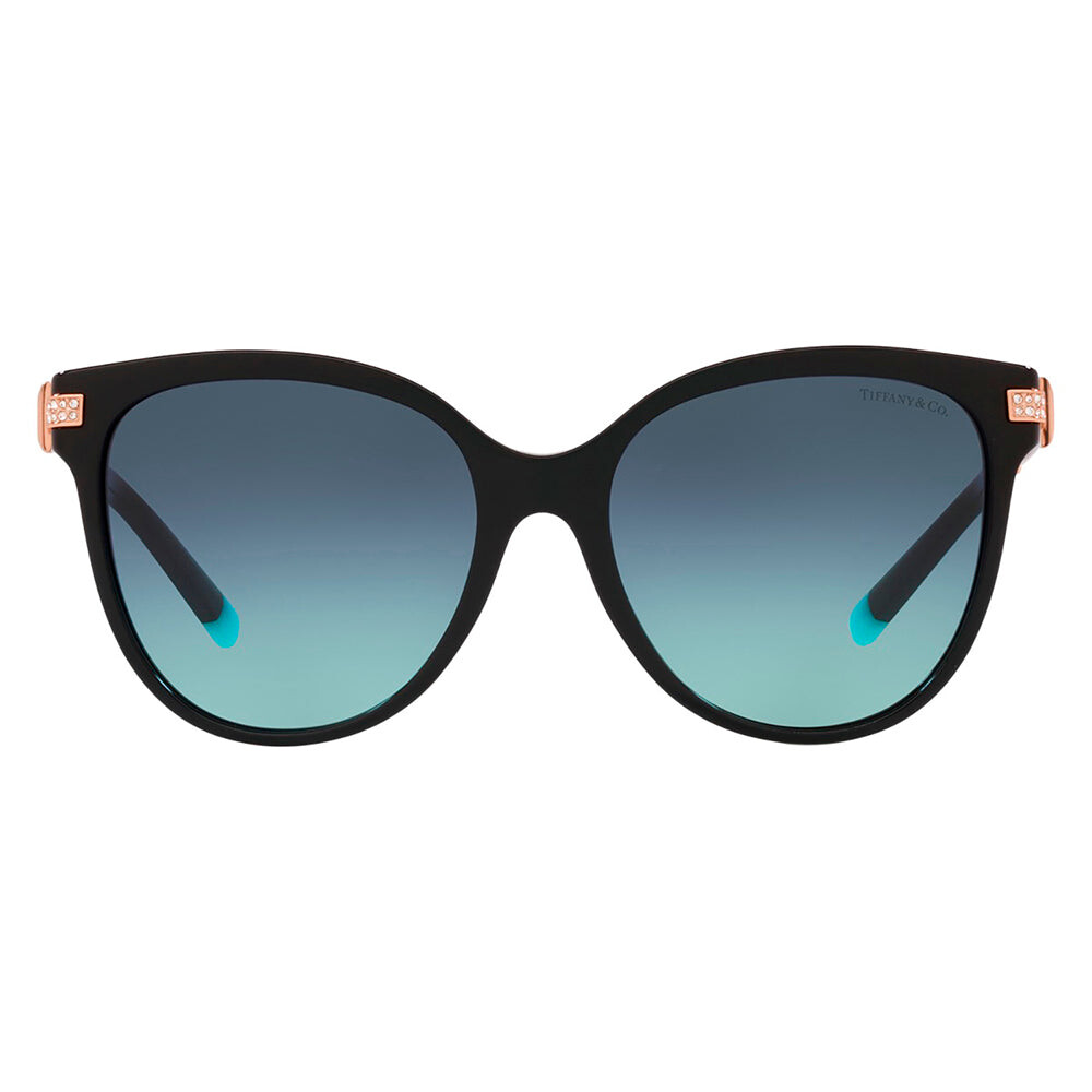 

Женские солнцезащитные очки «кошачий глаз» Tiffany & Co. TF 4193B 80019S, черный