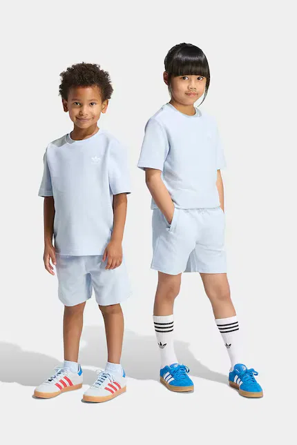 Комплект детский с футболкой и шортами Adidas Originals, синий