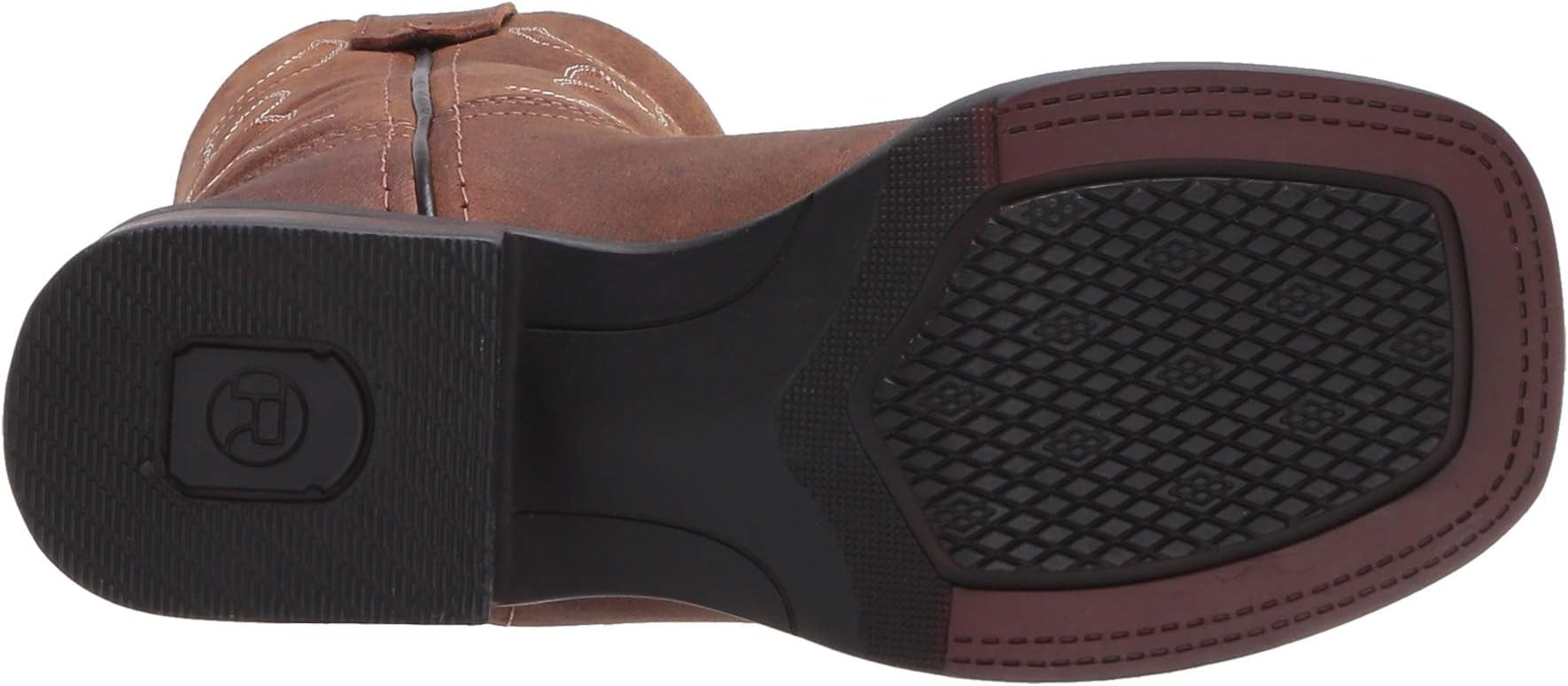 Ботинки Roper Kids  Cow Hide, Brown Crazy Horse Leather Vamp & Shaft — фото 3
