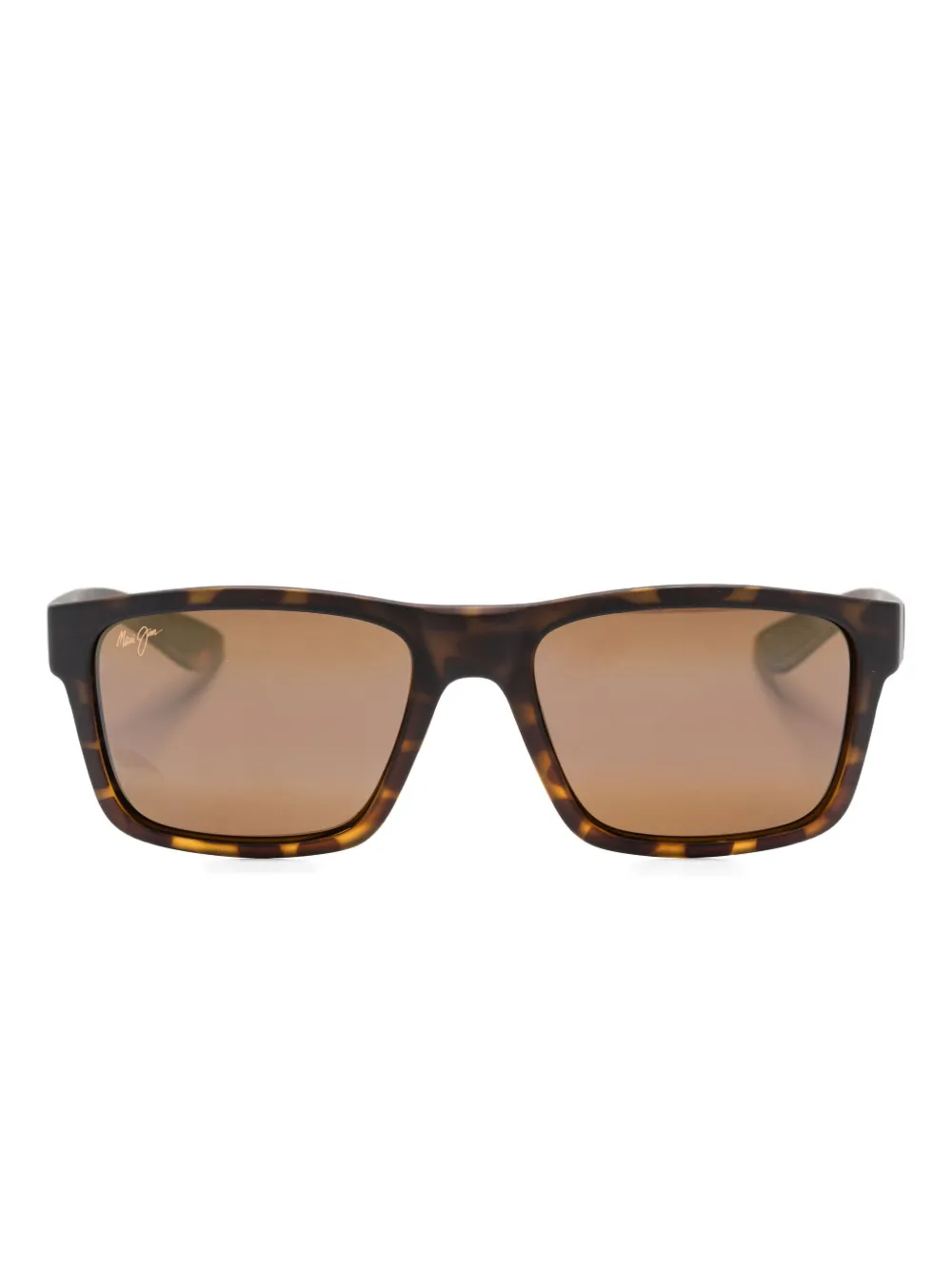 

Солнцезащитные очки в прямоугольной оправе Maui Jim, черный