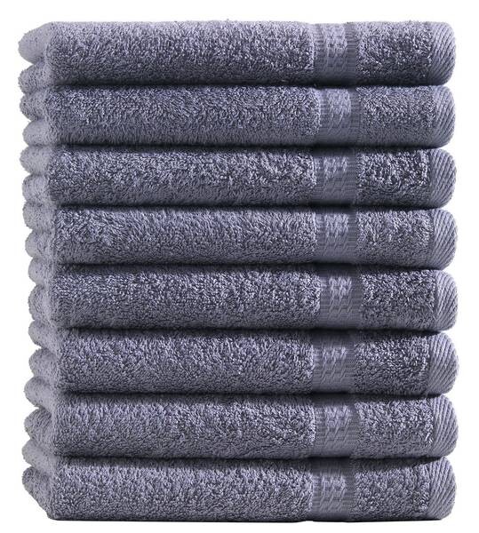 

8 шт Frottier Набор полотенец Hometex Premium Textiles, 30x1x50 см, антрацитовый