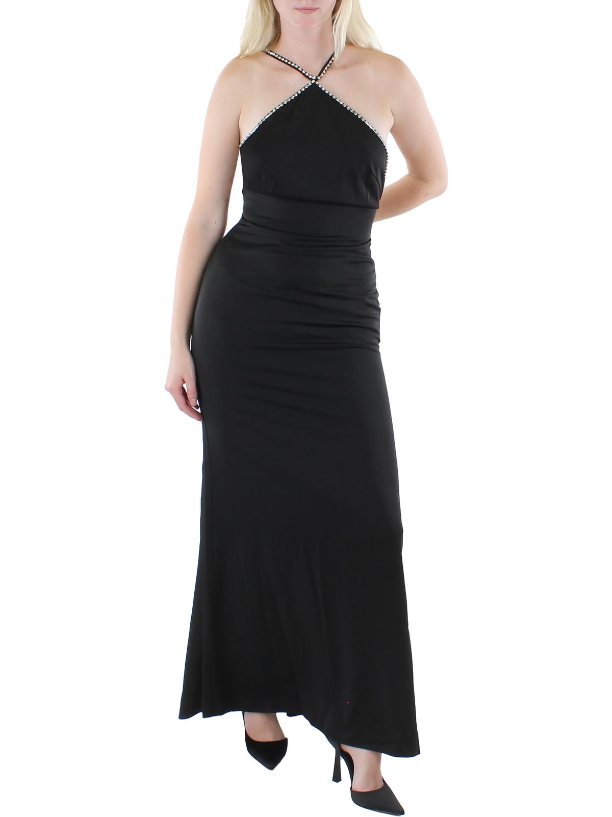 

Женское вечернее платье с отделкой халтер Ieena for Mac Duggal