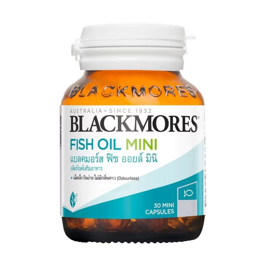 

Blackmores Рыбий жир мини без запаха, 30 капсул