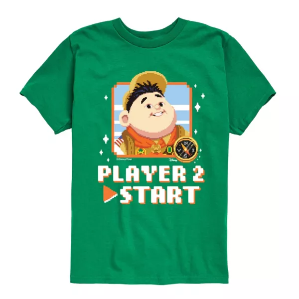 

Футболка Up boys 8-20 player 2 Russell с графическим принтом Disney, зеленый