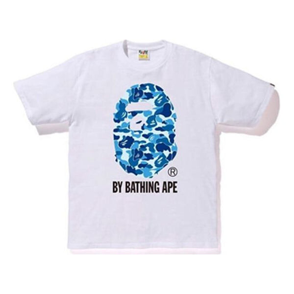 

Футболка camouflage ape head logo t-shirt 'white blue' A Bathing Ape, белый