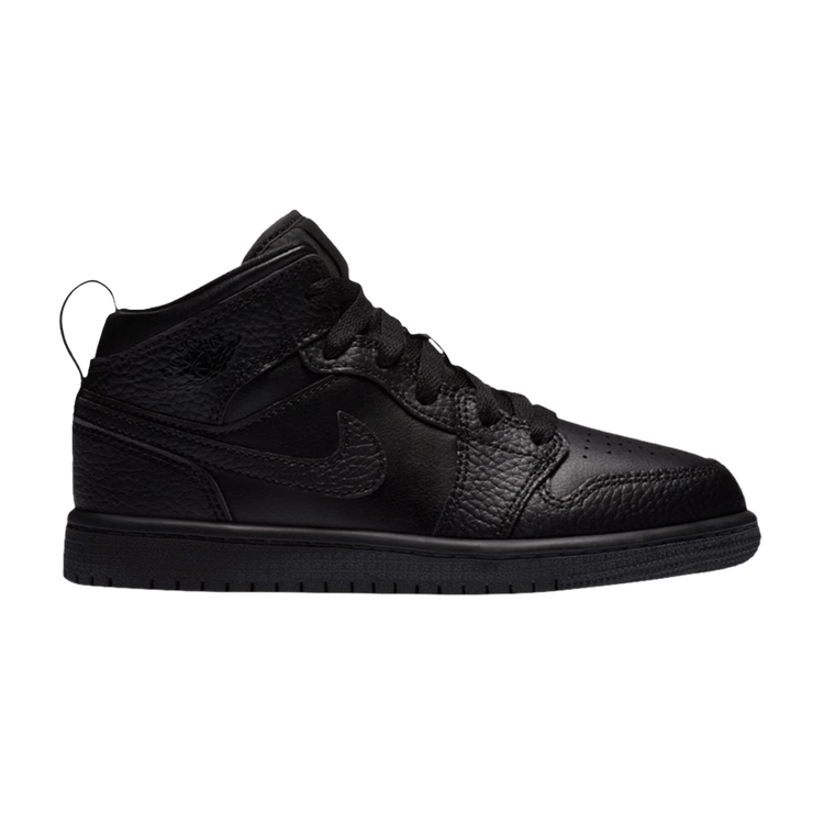 

Кроссовки Air Jordan Air Jordan 1 Mid PS 'Triple Black', черный
