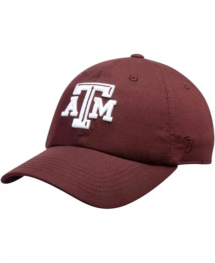 

Мужская темно-бордовая шапка Texas AM Aggies Primary Logo Staple Adjustable Hat Top of the World