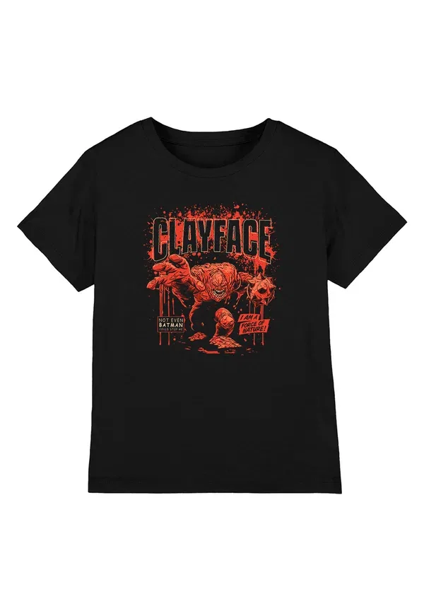 Футболка Batman clayface force of nature print t-shirt Cotton Soul, черный