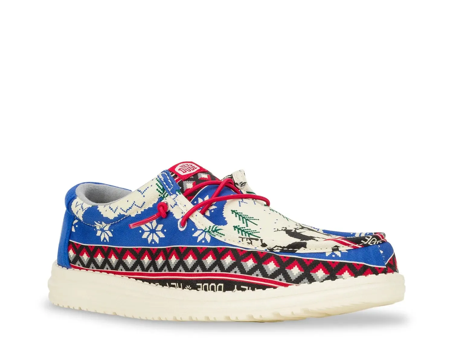 

Кроссовки HEYDUDE Wally Holiday Cheers Slip-On — мужские, синие
