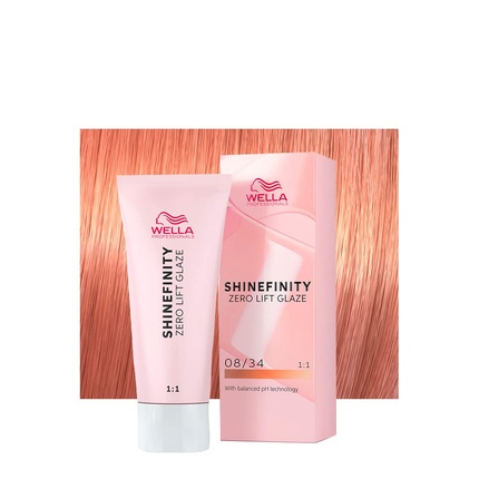 

Shinefinity Spicy Ginger 08/34 Светло-русый золотисто-медный 60 мл Wella